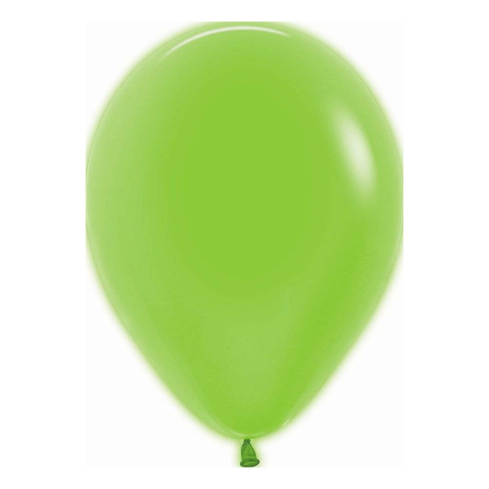 Balões Verde Neon Pequenos (100 uds)