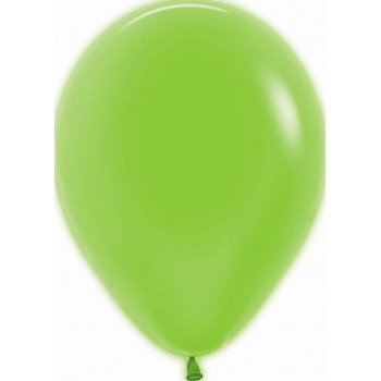 Balões Verde Neon Pequenos (100 uds)