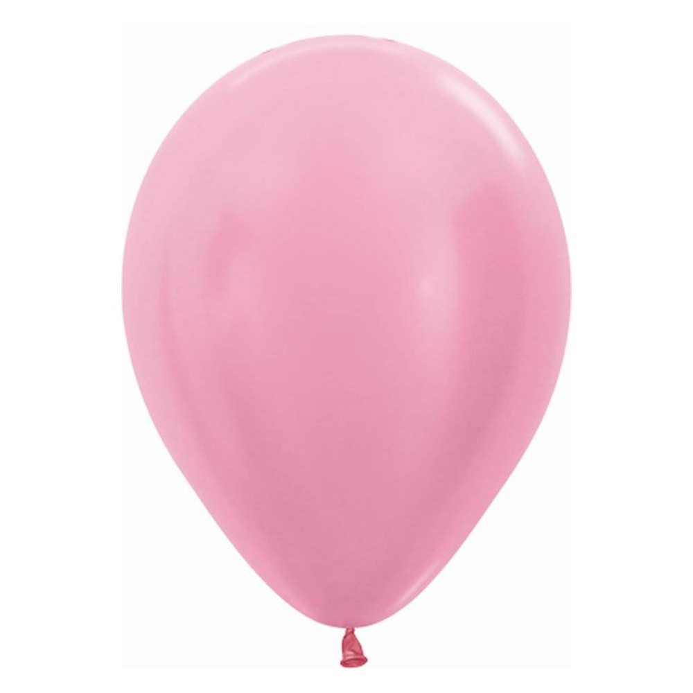 Balões Rosa Chiclete Satin (50 uds)