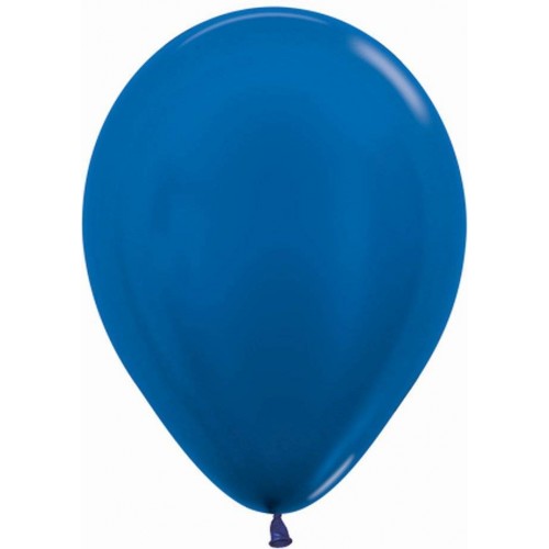 Balões Azul Metal (50 uds)