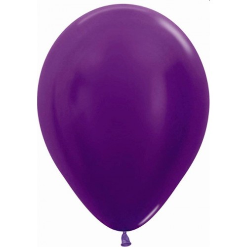 Balão Violeta Metal (50 uds)