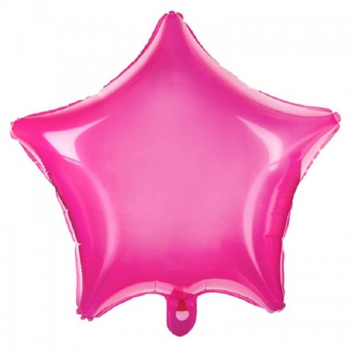 Balão Estrela Rosa Cristal 48 cm