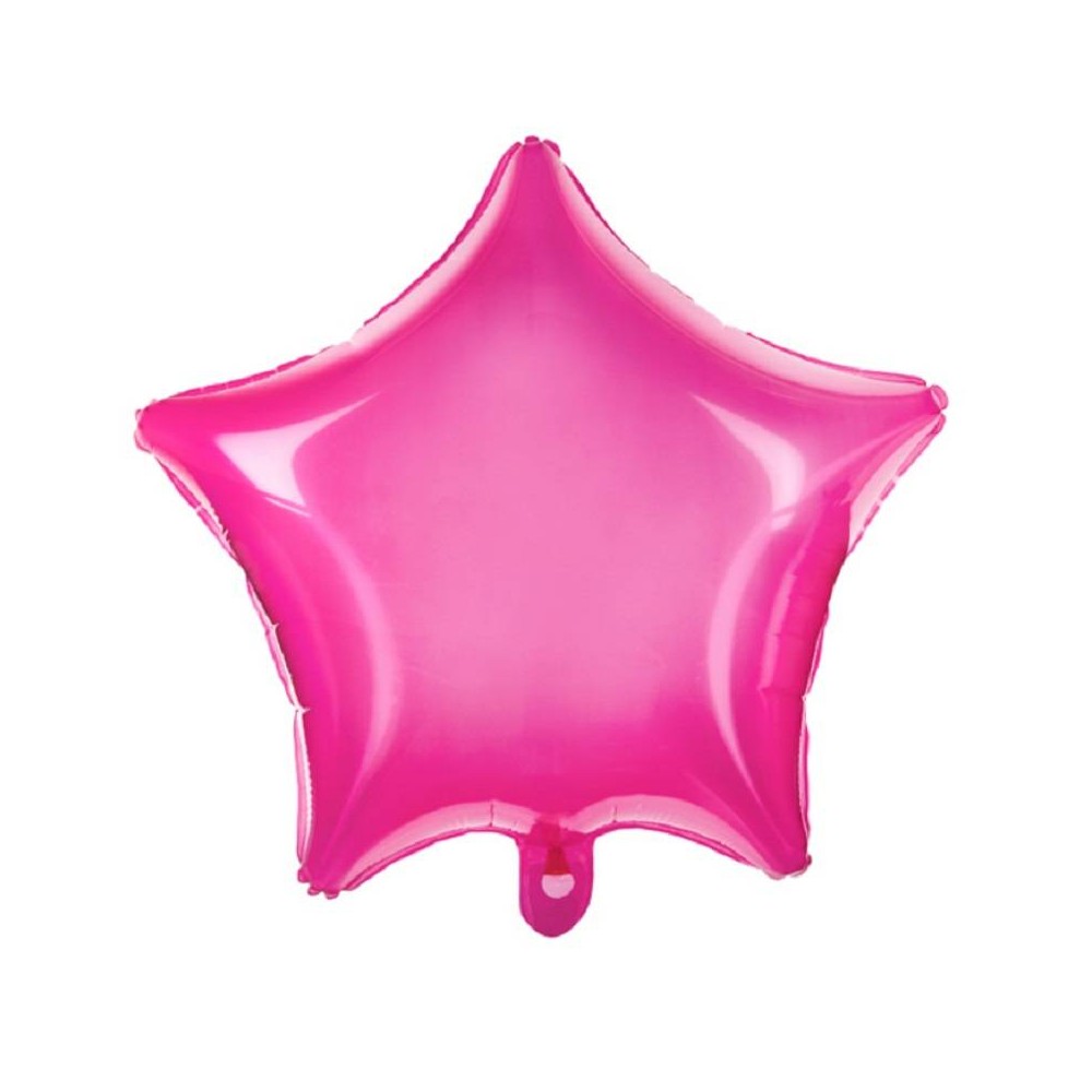 Balão Estrela Rosa Cristal 48 cm