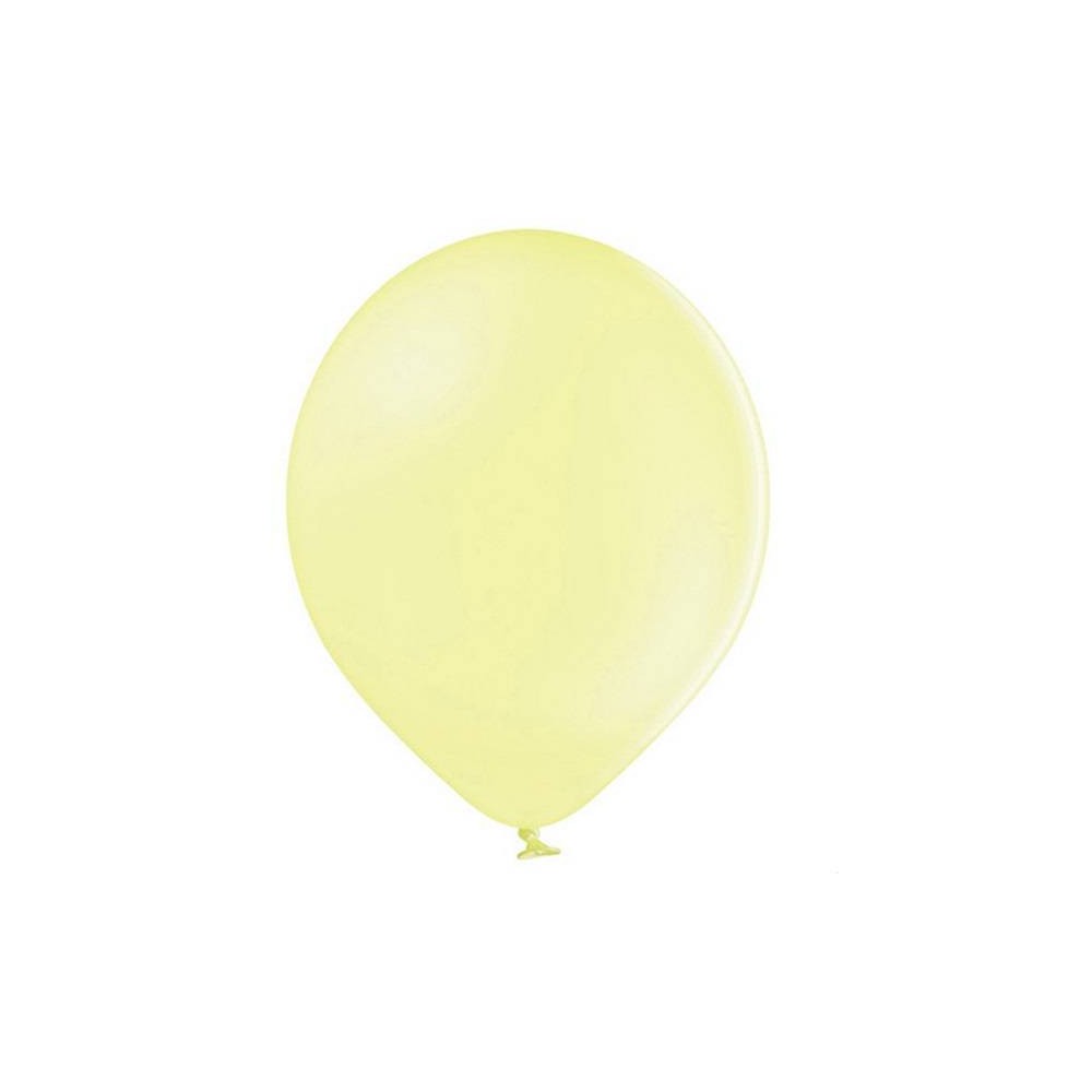 Balões Amarelo Claro Pastel (10 uds)