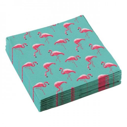 Guardanapos Flamingos grandes (20 uds)