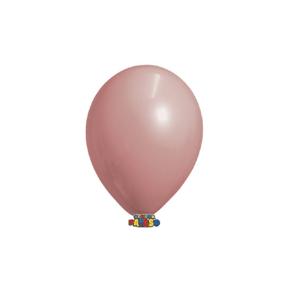Balões Ouro Rosé perolado Pequenos (100 uds)