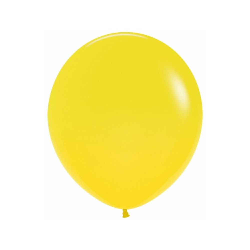 Balões Amarelos Sólido Fashion (6 uds)