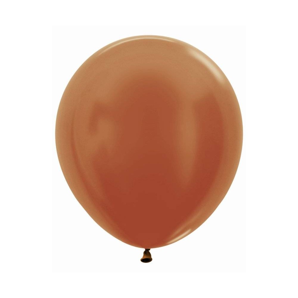 Balão Cobre Metal R-18 (6 uds)