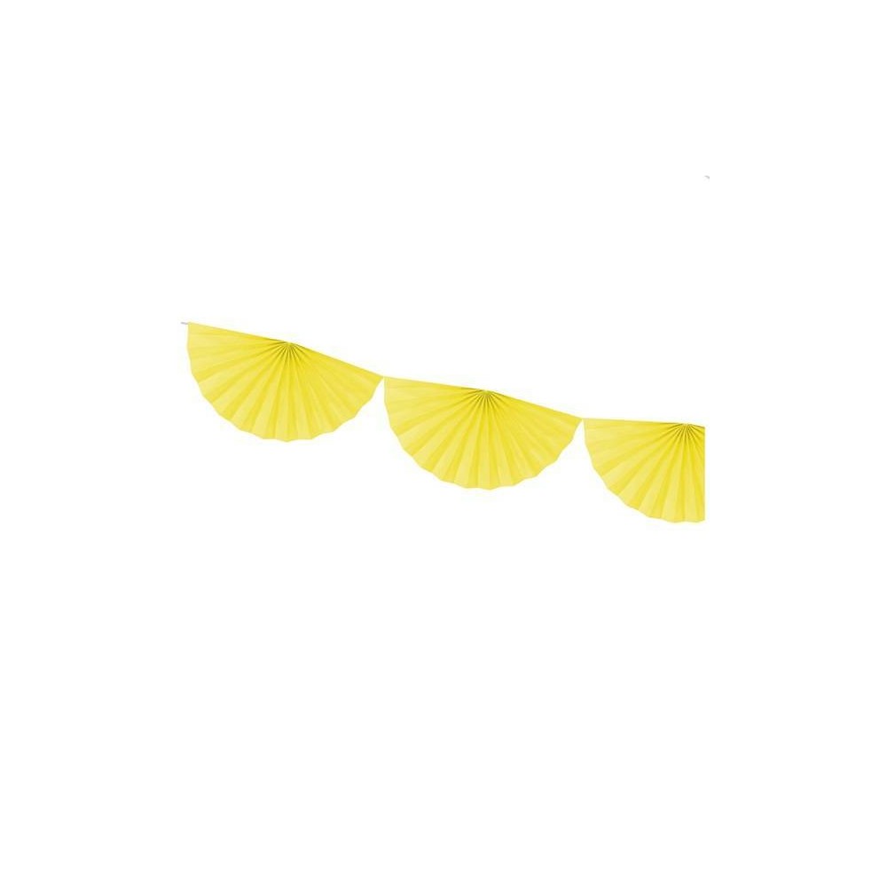 Grinalda Leque amarelo (1 uds)