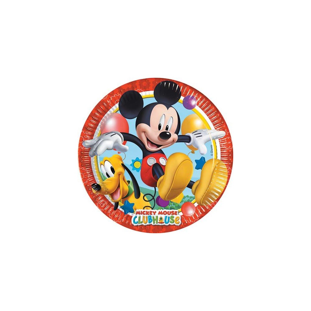 Platos 23 cm Mickey (8 uds)
