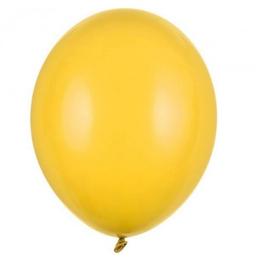 Balões Amarelo Mel Pastel (10 uds)
