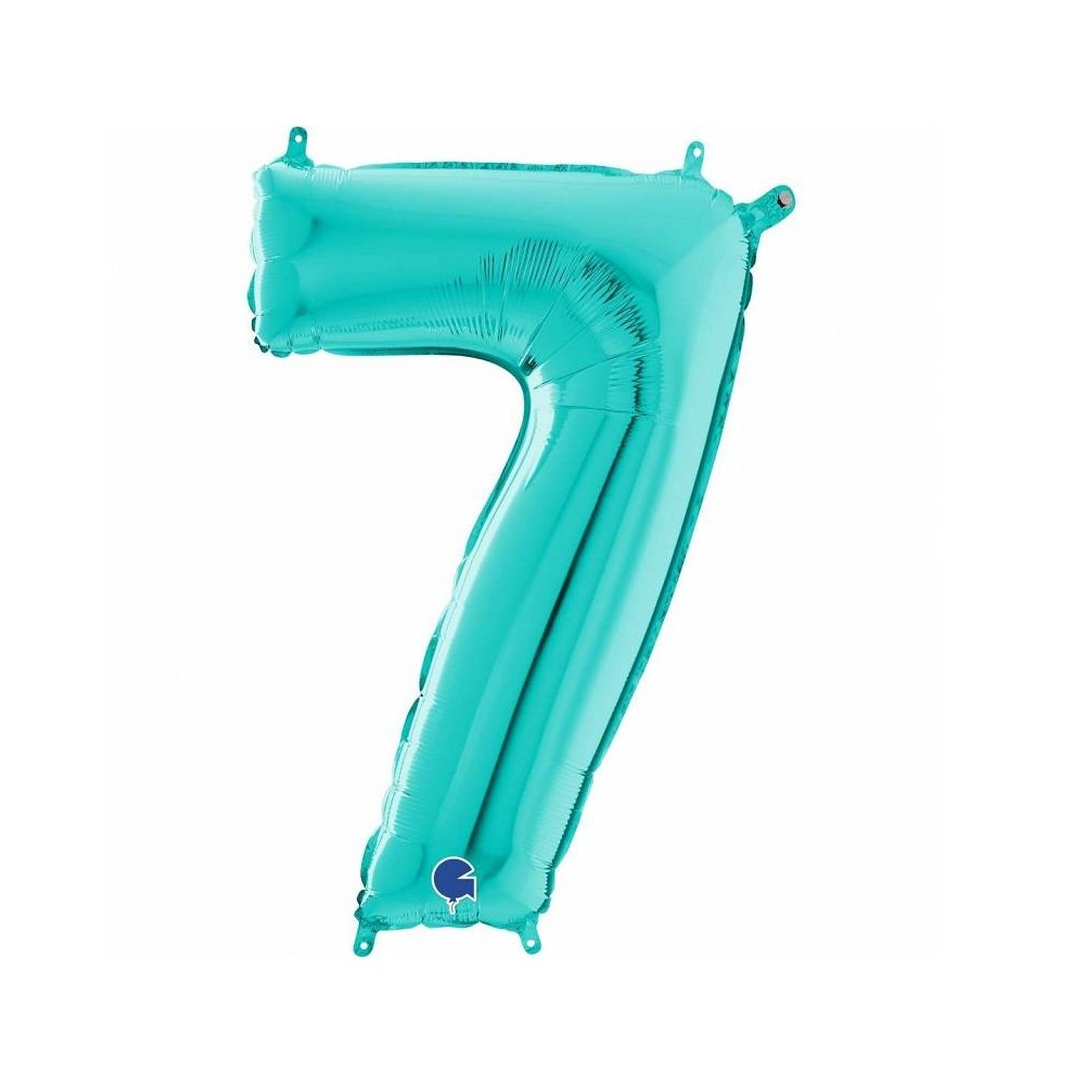 Balão Número "7" Tiffany- 74 cm