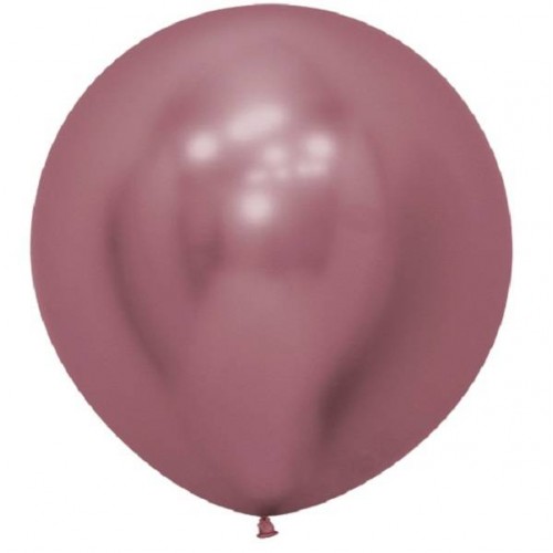 Balão reflex rosado 60 cm (1 ud)