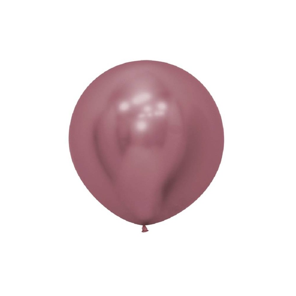 Balão reflex rosado 60 cm (1 ud)