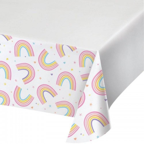 Toalha de mesa Happy Rainbow 122 x 244 cm