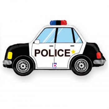 Globo foil forma coche de policía