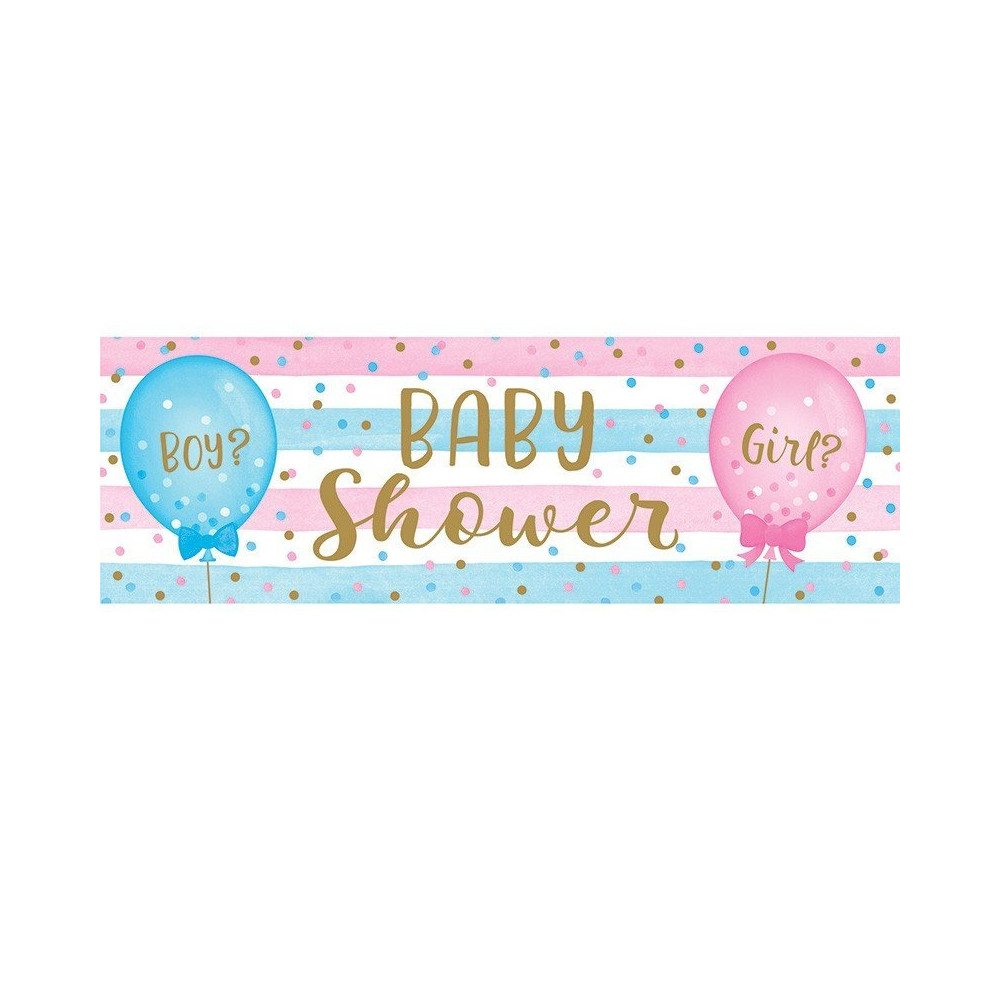 Privilegiado Miau miau equilibrado Comprar Banner "Baby Shower" Gender Reveal Balloons. Precios baratos