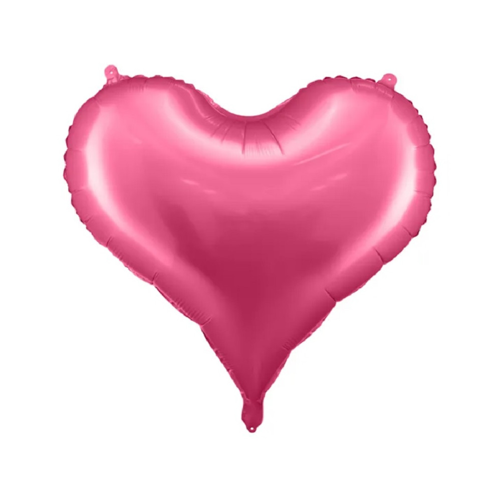 Comprar Globo Corazón rosa metalizado 75 cm . Precios baratos