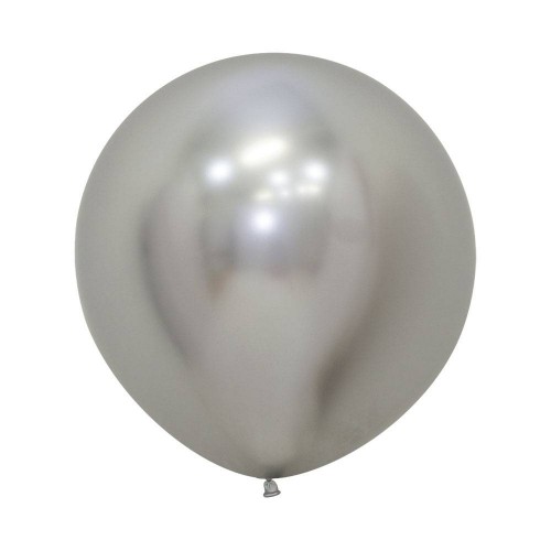 Balão reflex prata 60 cm (1 ud)
