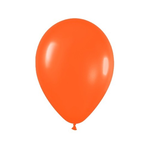 Globos Naranja Sólido Fashion (50 uds)