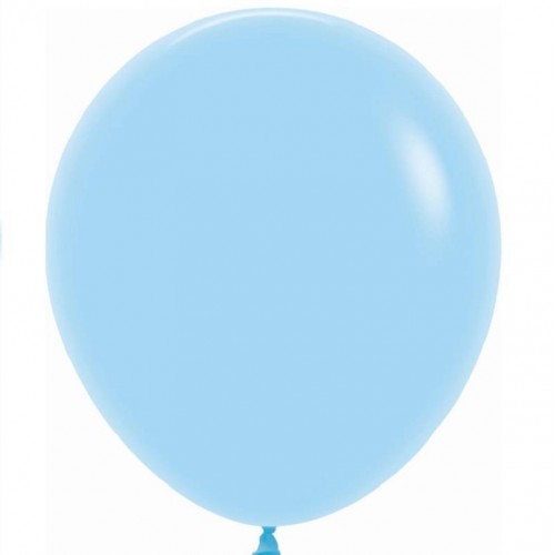 Balão Grande Azul Pastel 45 cm (1 ud)