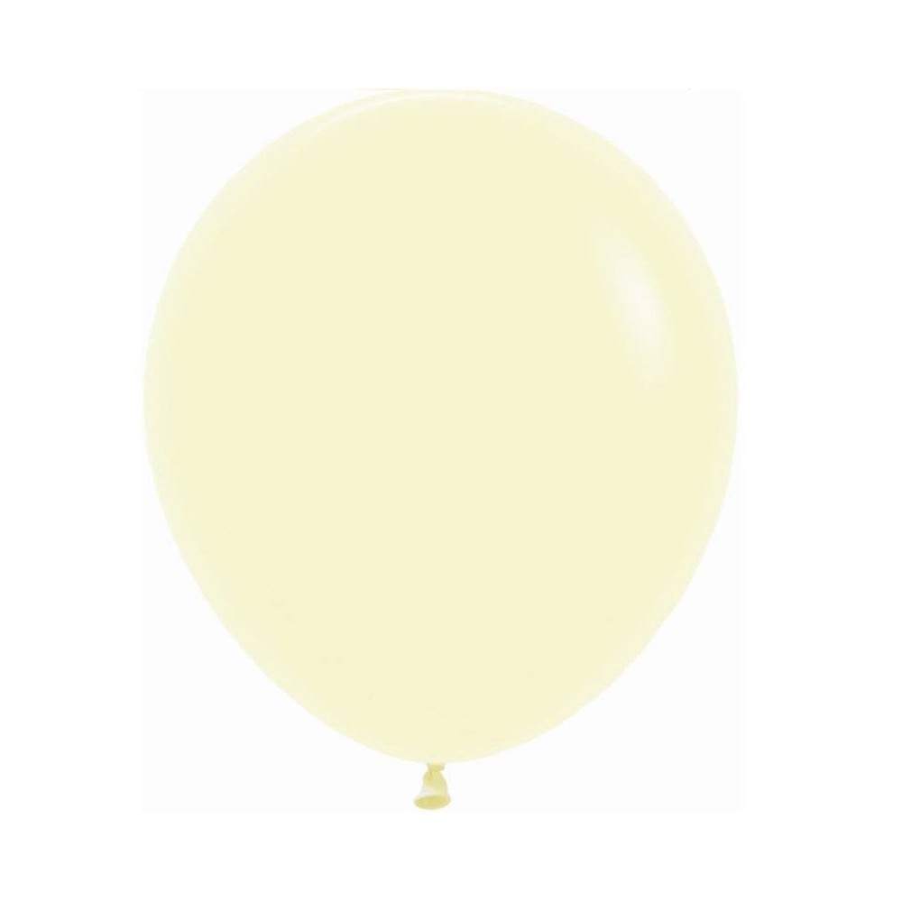 Balão  Amarelo Pastel 45 cm (6 uds)