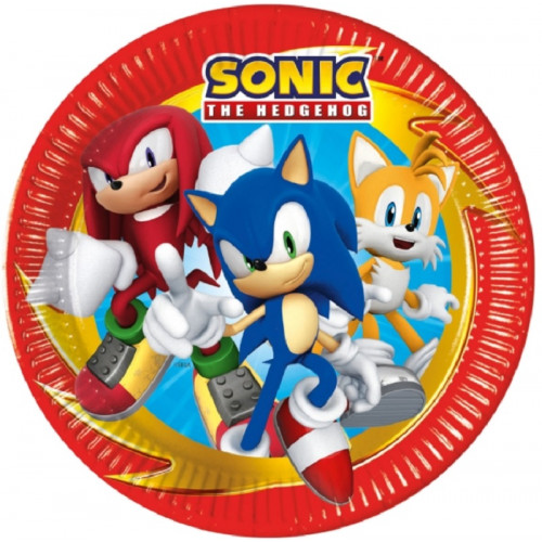 Máscaras Com Personagens - Festa Sonic, Knuckles E Tails