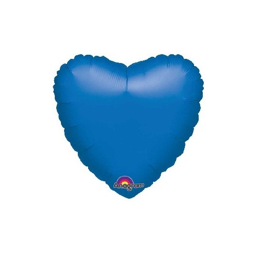 Globo Corazón Azul 45 cm (1 ud)