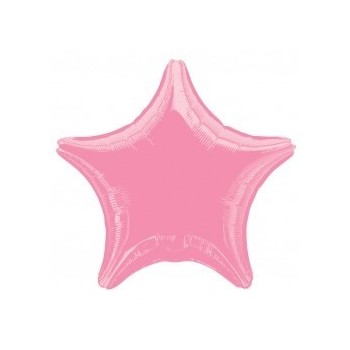 Globo Estrella Rosa 48 cm (1 ud)