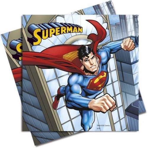 Servilletas Superman (20 uds)