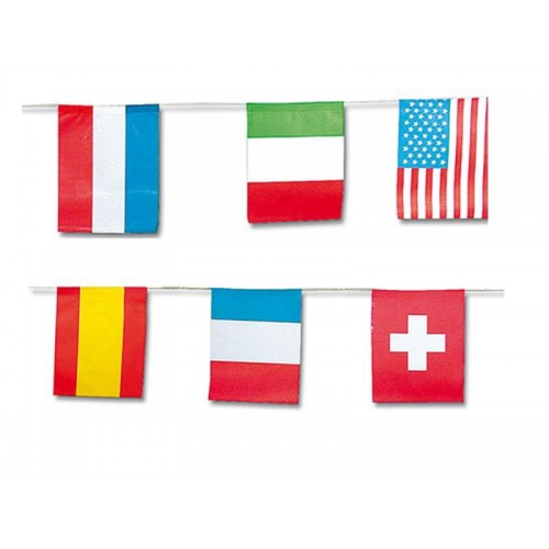 Banderas Papel Internacional (1 ud)