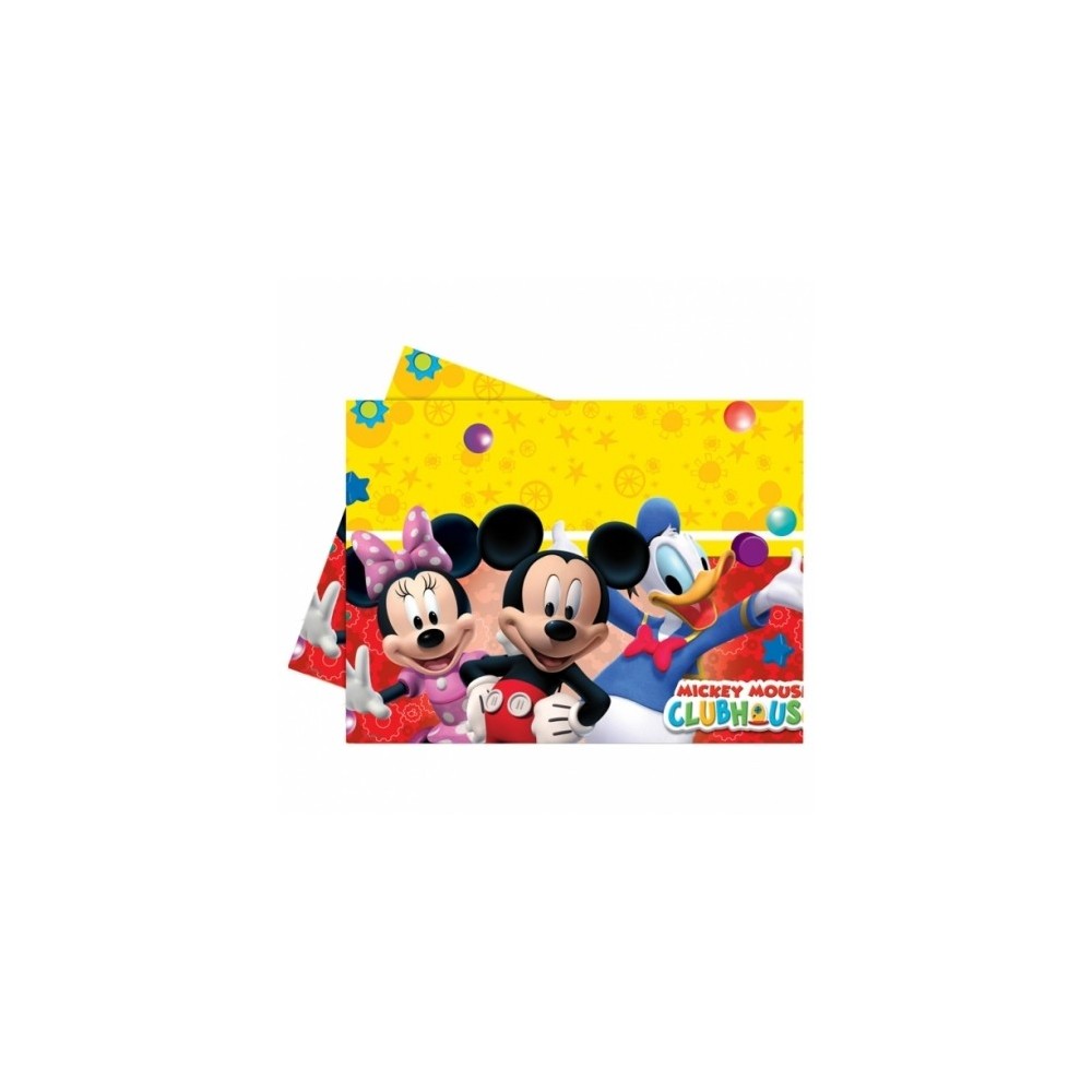 Mantel plástico Mickey (1 ud)