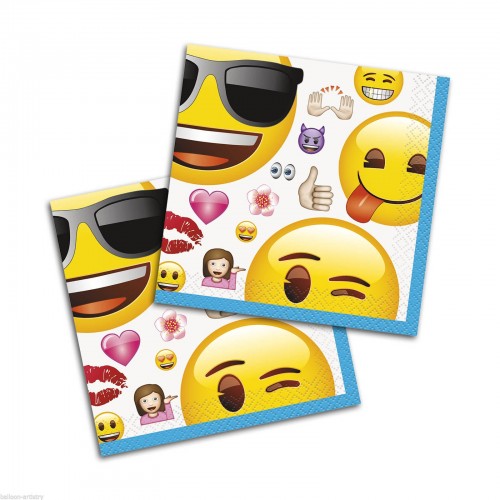 Servilletas Emoji pequeñas (16 uds)
