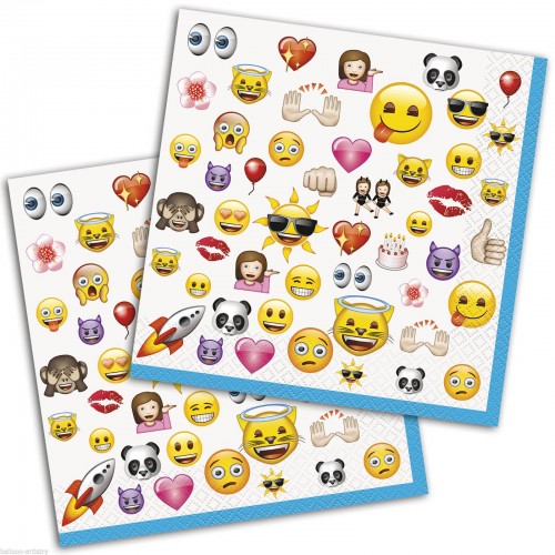 Servilletas Emoji grandes (16 uds)