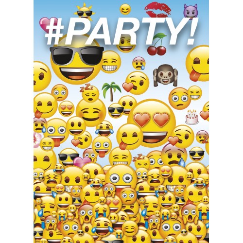 Invitaciones Emoji (8 uds)
