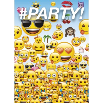Invitaciones Emoji (8 uds)