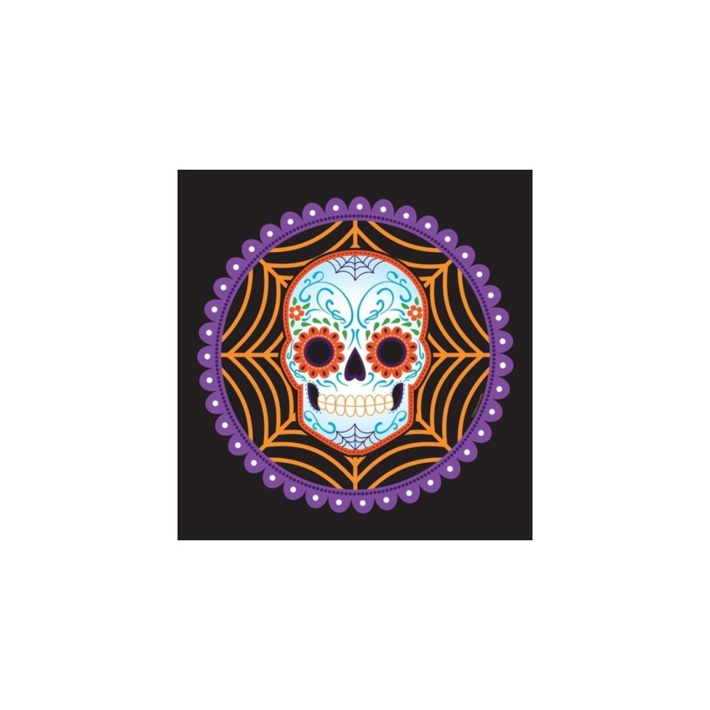 Mantel "Calavera Mexicana" 137x213 cm (1 ud)