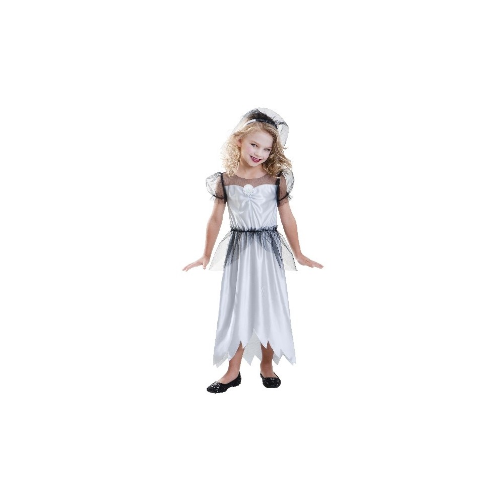 'Disfraz novia zombie para niñas (5-7 años)