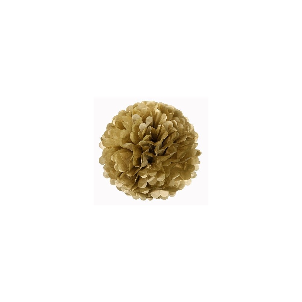 Pompones oro pequeño (1ud)