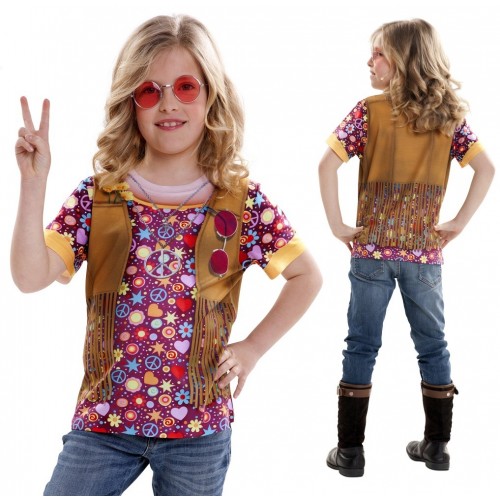 Camiseta Hippie niña (8-10 años)