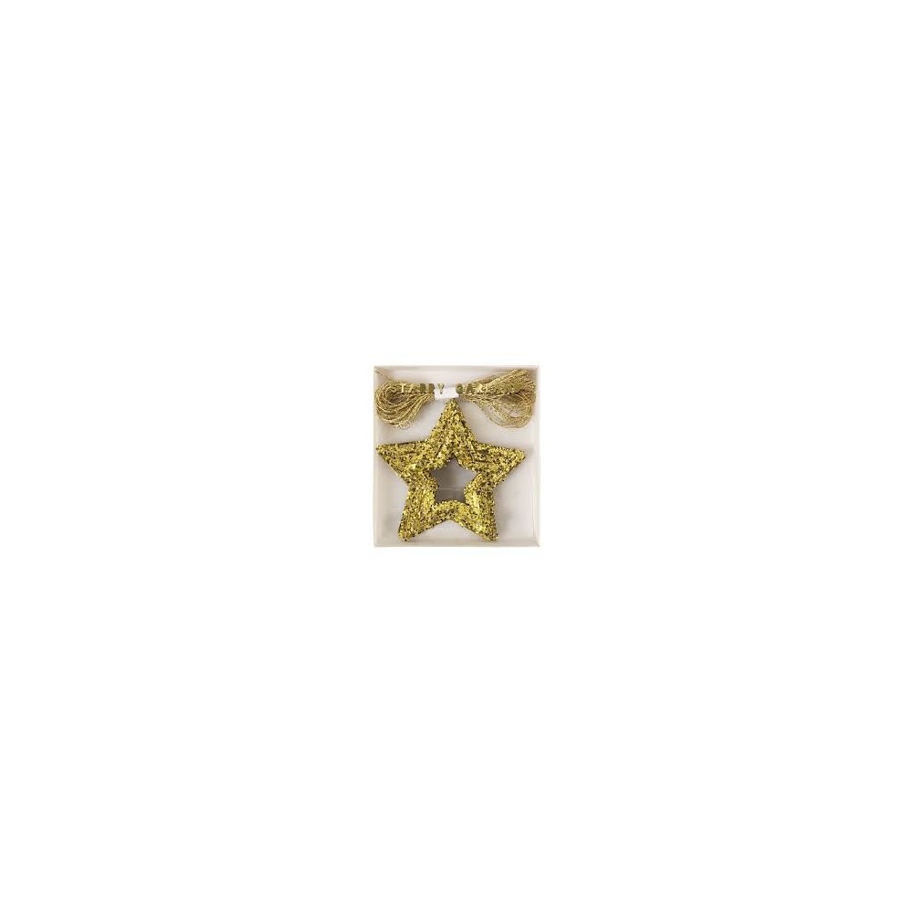 Guirnalda Estrellas "Brillo" Plata (1 ud)