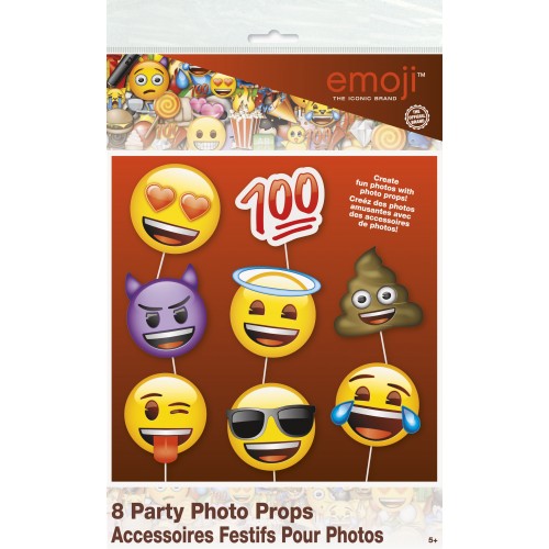 Photocall Emoji Faces (8 uds)