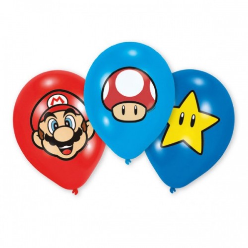 Globo Super Mario (6 uds)