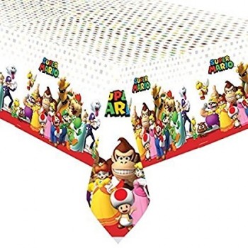 Toalha de Mesa Plástico Super Mario 