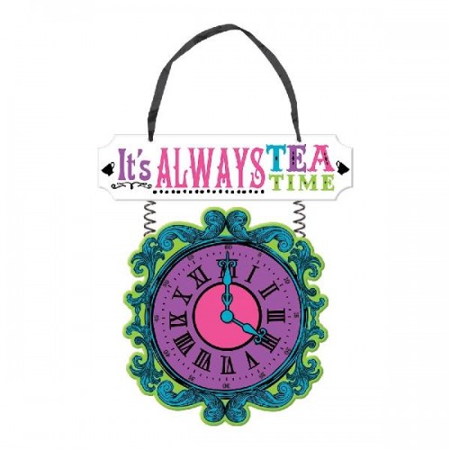 Pancarta Mad Tea Party Clock (1 ud)