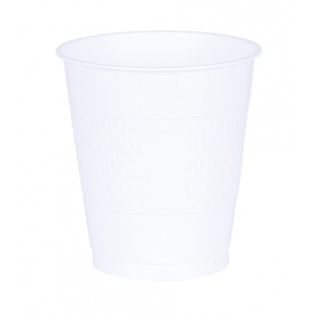 Vaso Plástico Blanco 355ml (10 uds)