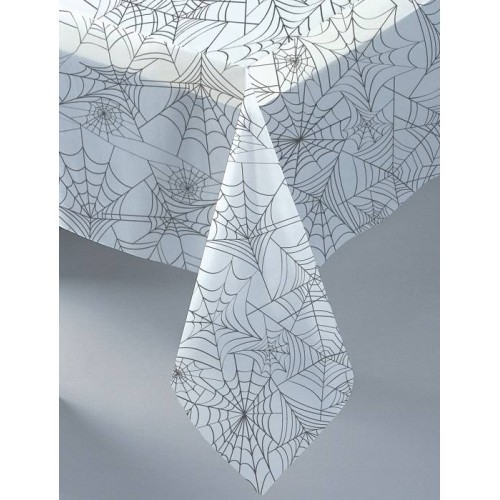 Mantel transparente tela de araña 137x274 cm (1 ud)