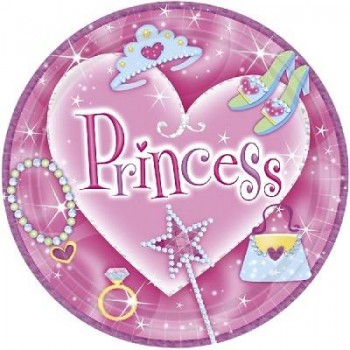 Platos 20 cm Princesas (10 uds)