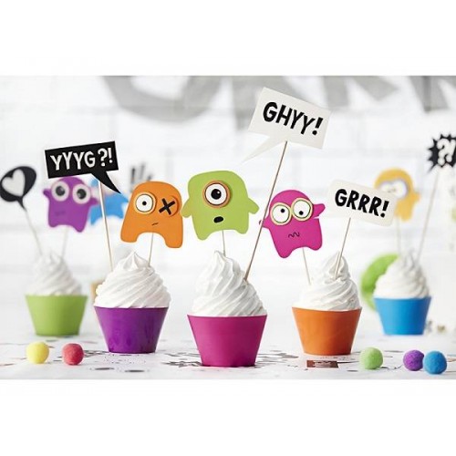 Kit cupcakes Monster (6 uds)