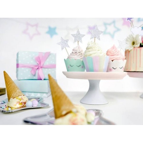 Kit cupcakes Unicornio (6 uds)